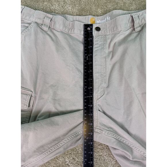 Carhartt Mens Relaxed Fit Cargo Shorts Beige Size 42 103542 232 C524 - Picture 10 of 13